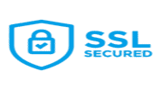 SSL Secured badge, website security encryption icon